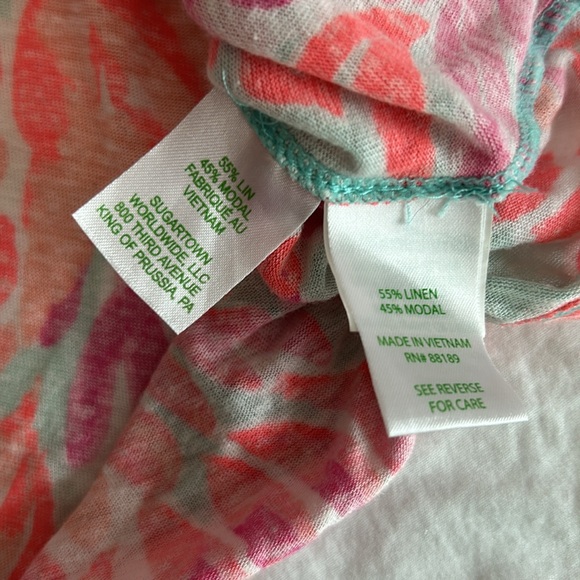 Lilly Pulitzer Sarah Top in Love Birds - Picture 15 of 17